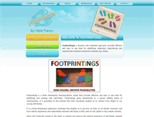 Tablet Screenshot of footprintings.com